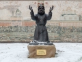 Памятник преподобному Серафиму Саровскому на территории ХПП «Софрино»