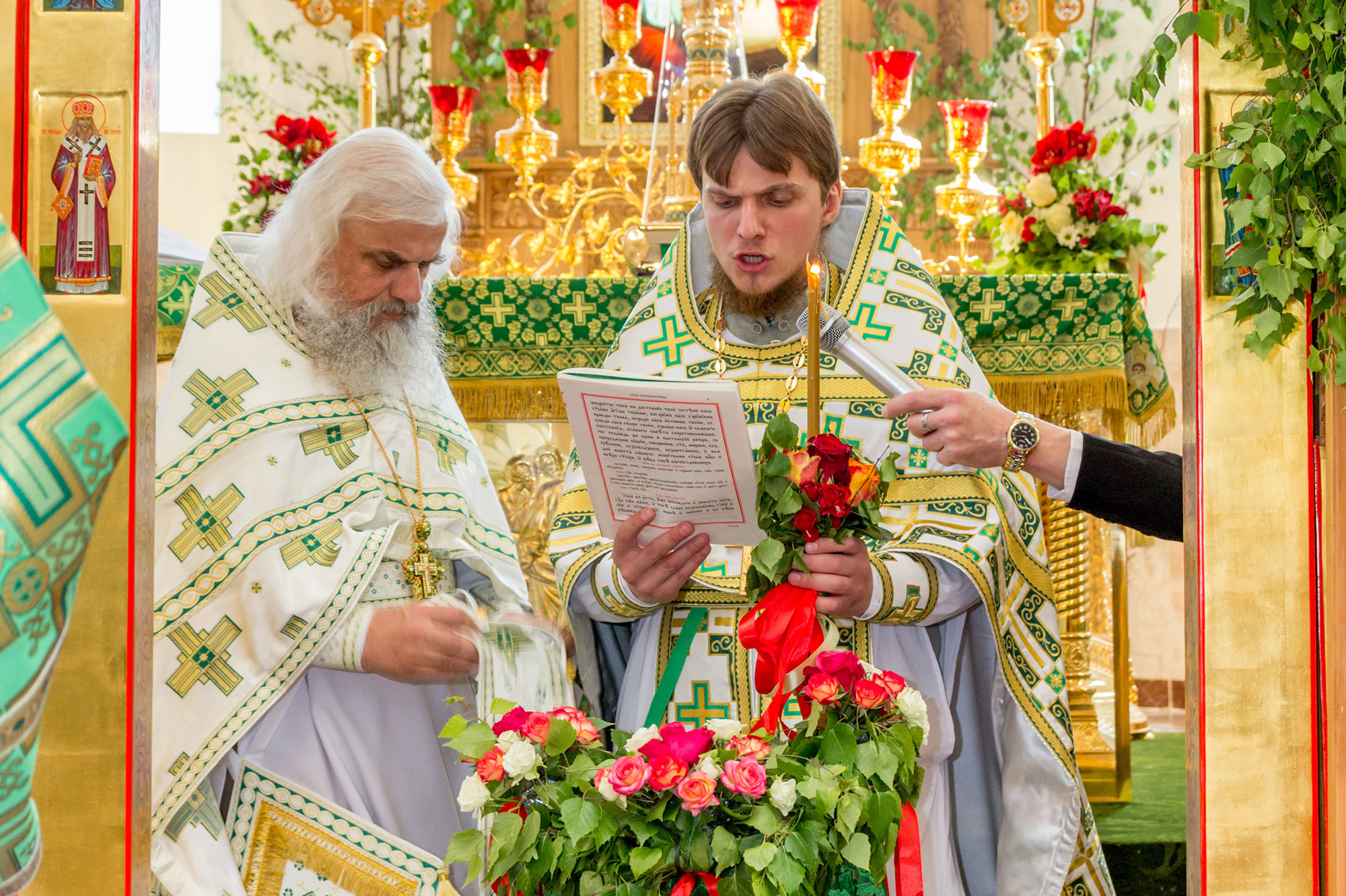 украшение храма к троице